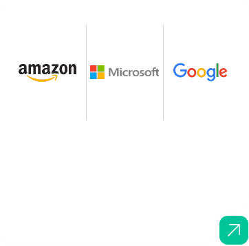 amazon, microsoft e google