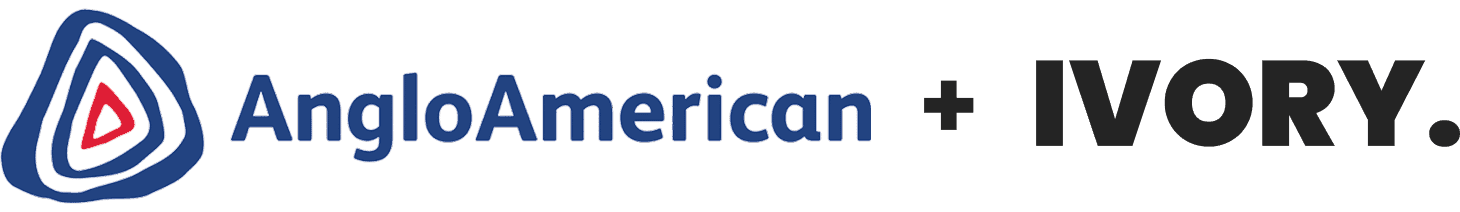 logos anglo american + ivory